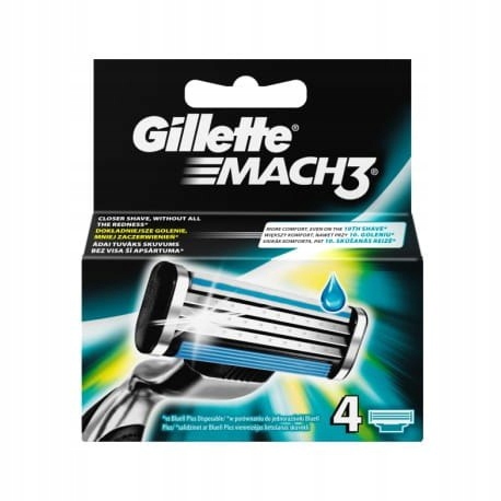 Gillette Mach 3 nożyki 4 szt