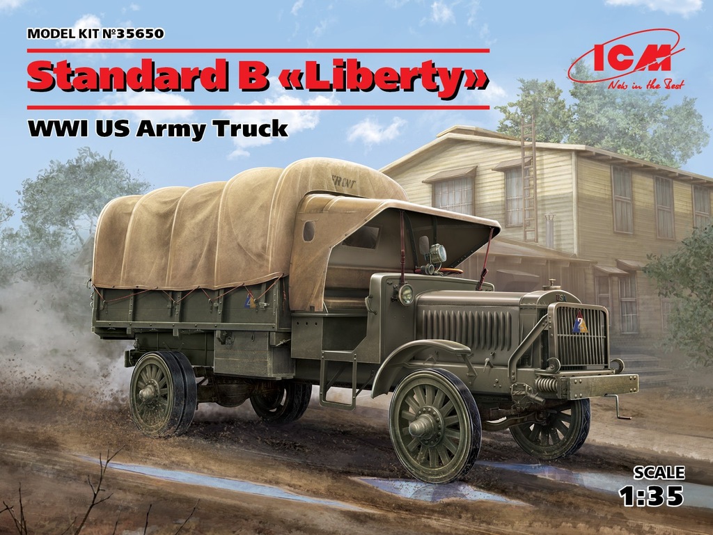 Купить ICM 35650 Standard B Liberty Грузовик Первой мировой войны США 1:35: отзывы, фото, характеристики в интерне-магазине Aredi.ru