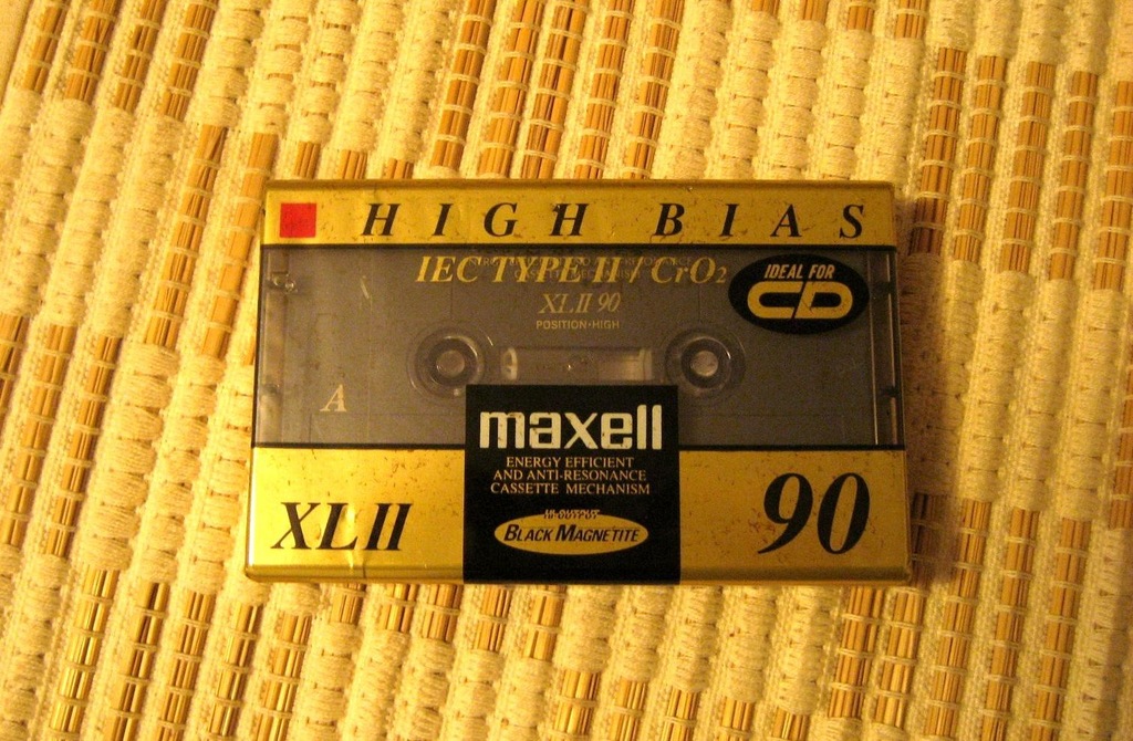 KASETA MAXELL XL II 90 CHROM - NOWA W FOLII