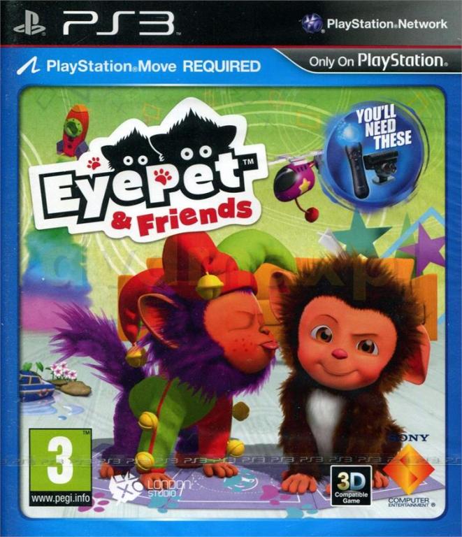 Gra   EyePet & Przyjaciele PS3   /   wersja PL