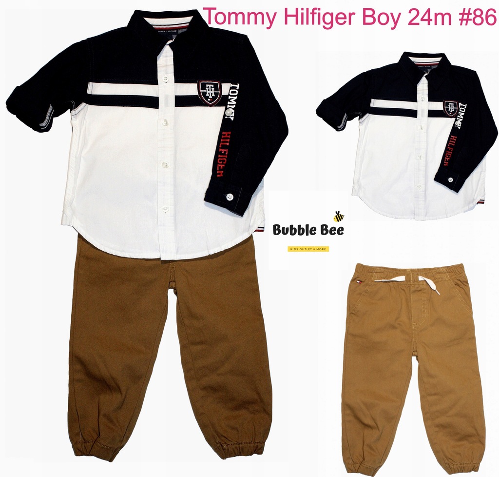 Tommy Hilfiger,Boy,koszula,spodnie, r 92