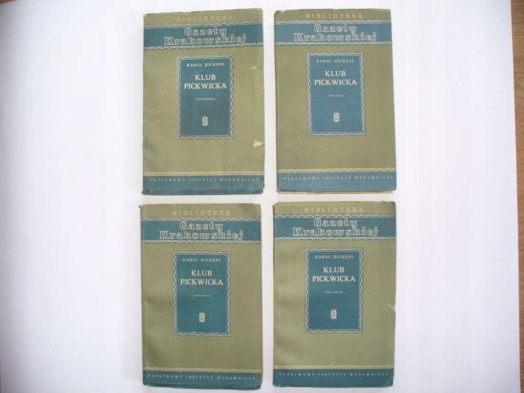 Klub Pickwicka Karol Dickens 1951 r. 12598576096 oficjalne