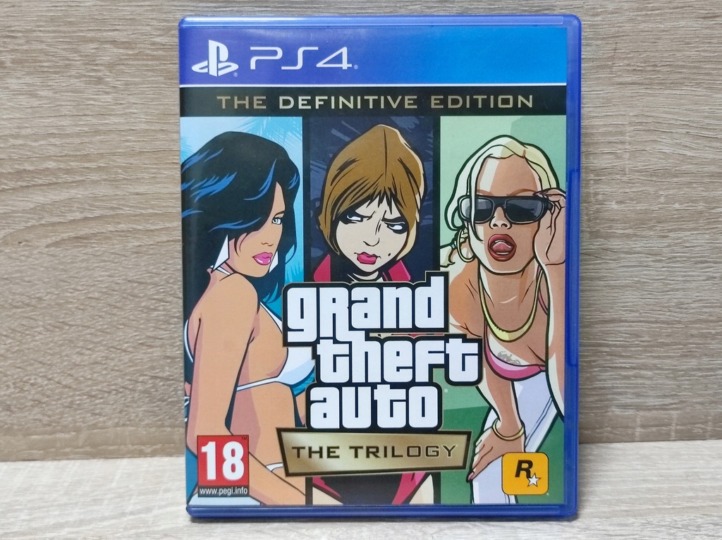 Gra PS4: GTA The Trilogy Definitive Edition! 3 gry na jednej płycie hit!