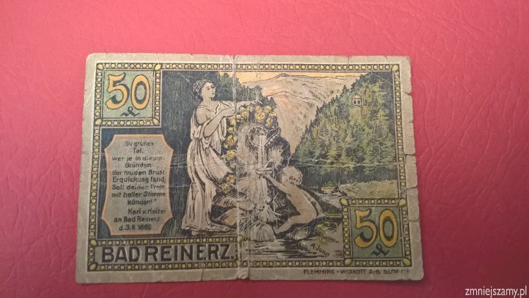 Notgeld - Niemcy - BAD REINERZ (50)