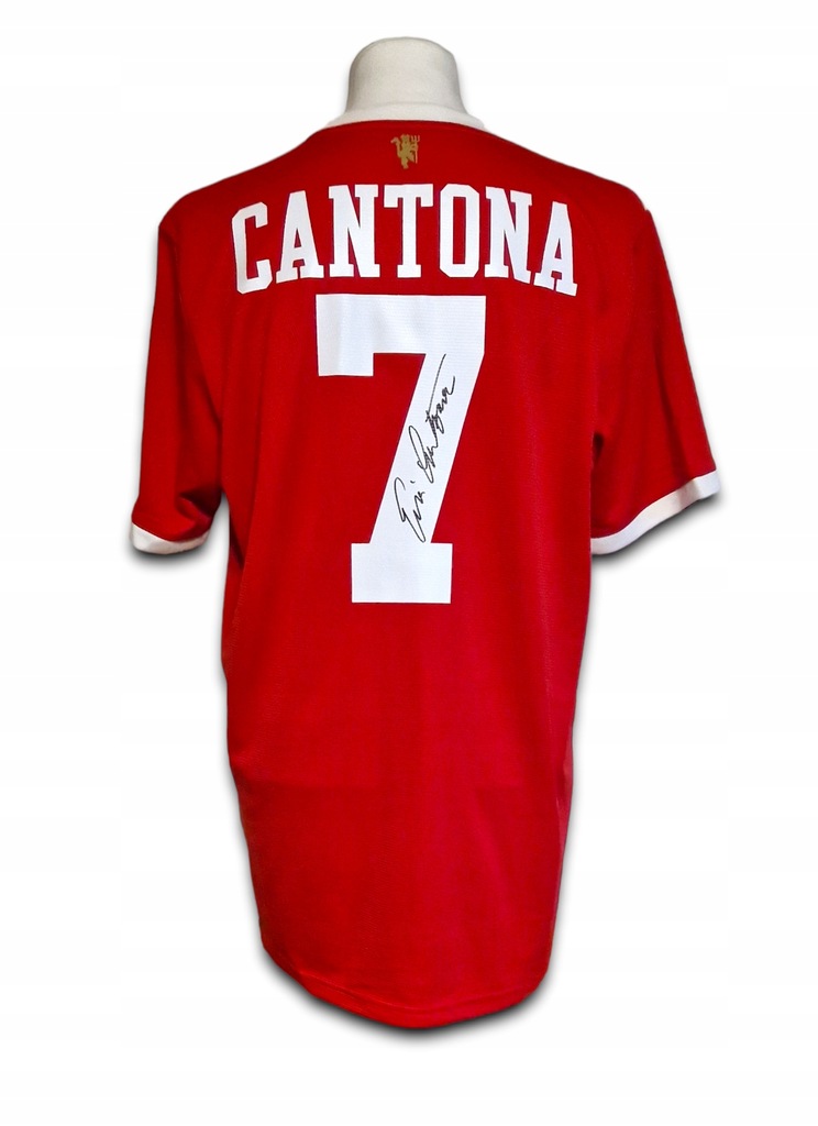 Éric Cantona, Manchester United - koszulka z autografem od 1zł! (zag)
