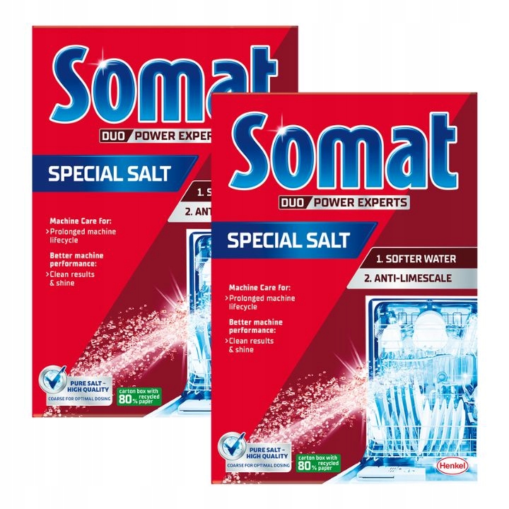 ZESTAW 2x Somat sól do zmywarki 1,5kg