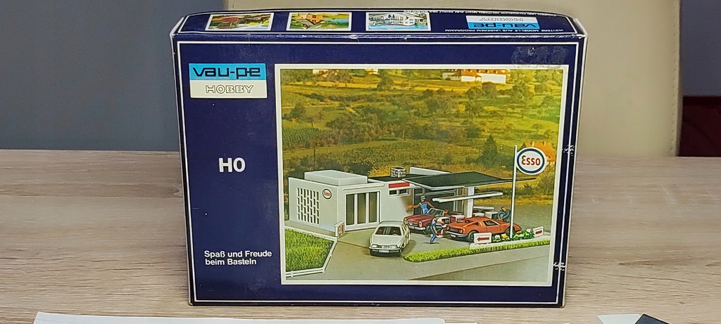 VAU-PE HOBBY Stacja benzynowa ESSO H0 #W358