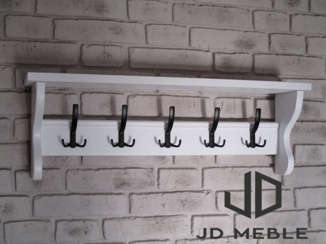 Купить Настенная вешалка для прихожей, белая: отзывы, фото и ...