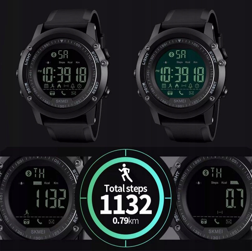 Zegarek SMARTWATCH SKMEI 1321 BLUETOOTH + GRATIS - 8101331250 - oficjalne archiwum Allegro