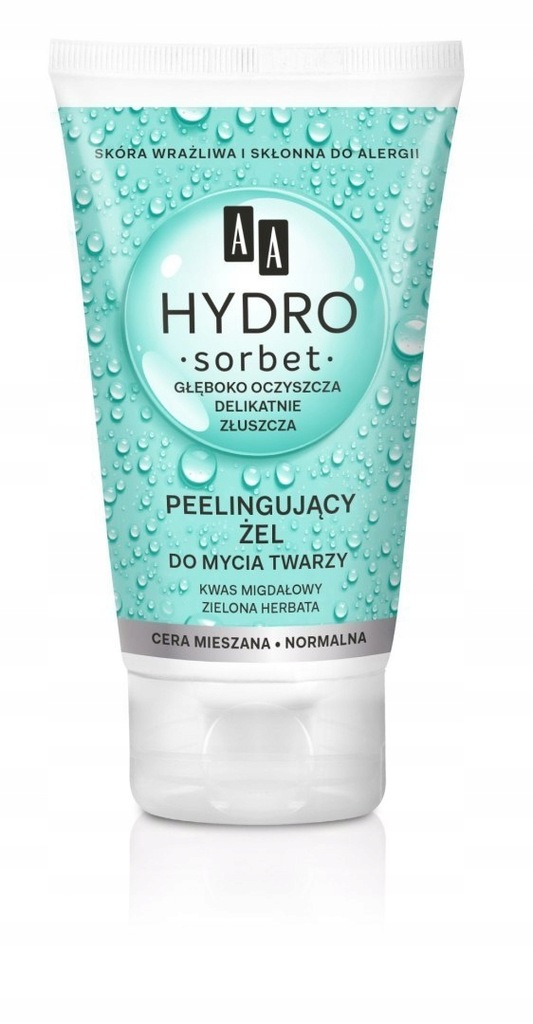 AA Hydro Sorbet Peelingujący Żel do mycia twarzy -