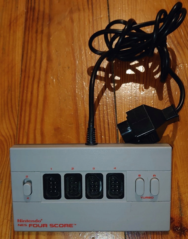 Nintendo NES four score multitap multi tap 4x pady