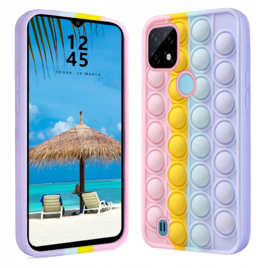 ETUI BUBBLE POP IT GAME CASE DO REALME C21