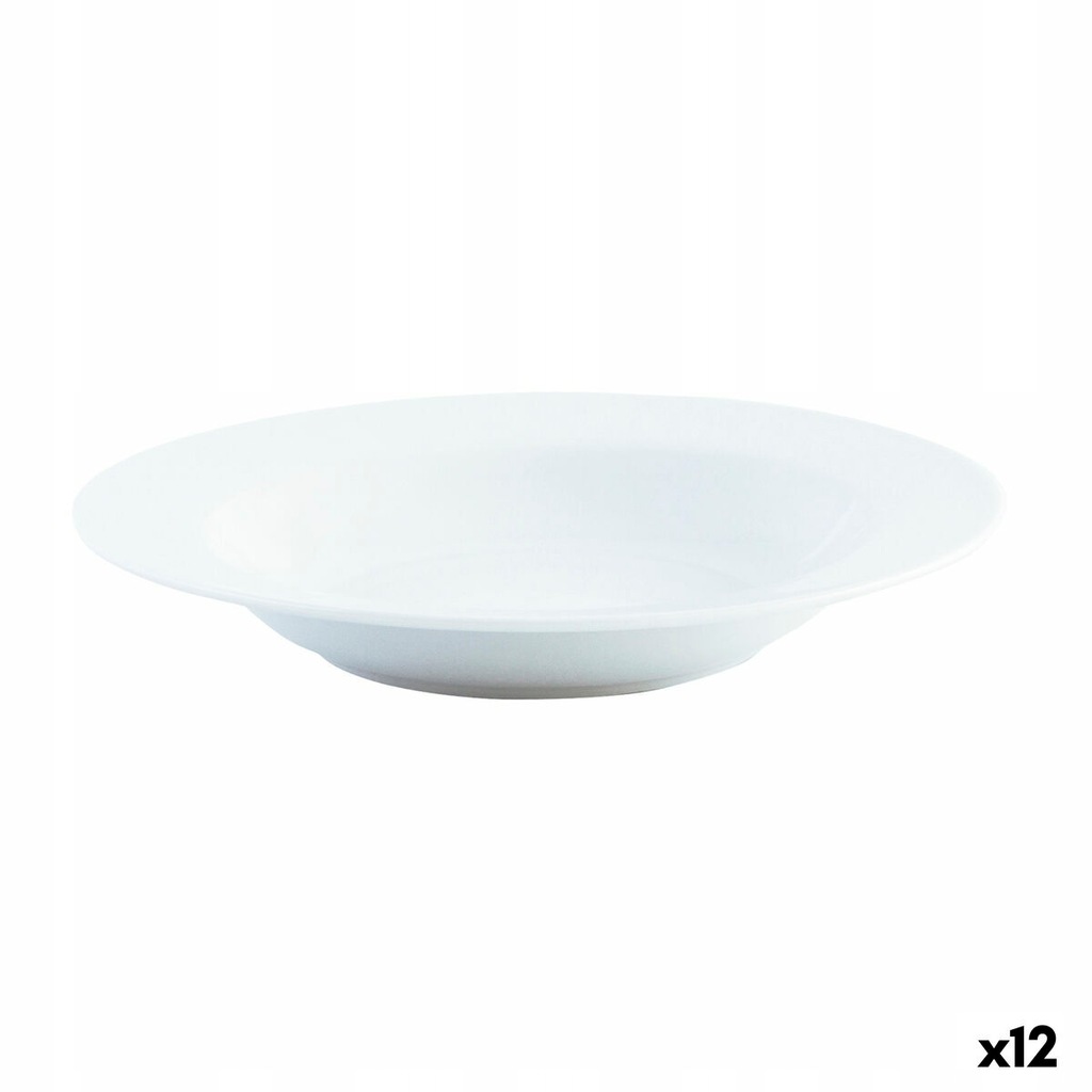 Talerz głęboki Quid Basic Biały Ceramika Ø 21,5