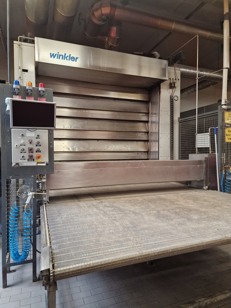 Piec piekarniczy tunelowy, termoolejowy Winkler Miwe 150 m2