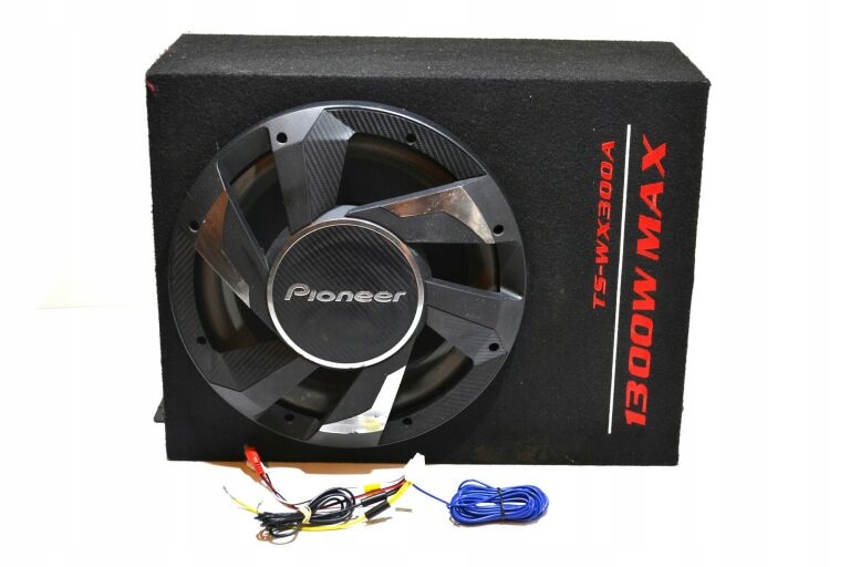 PIONEER TS-WX300A SUBWOOFER AKTYWNY 1300W + KOSTK - 9708831183 ...