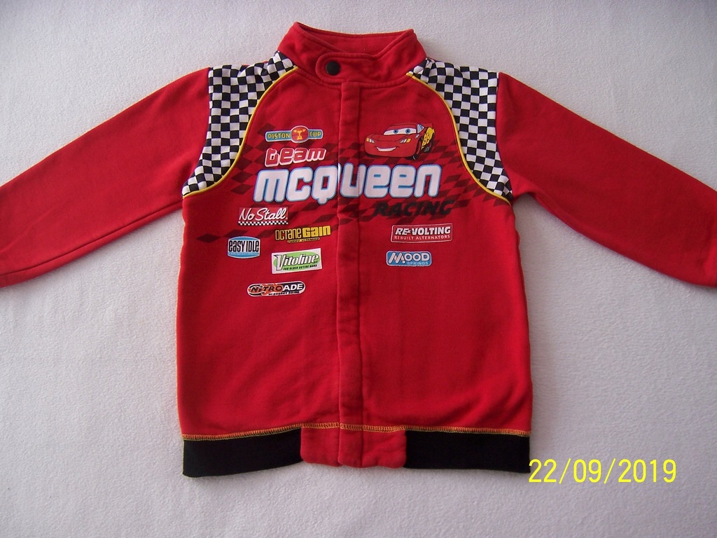 DISNEY WYJĄTKOWA BLUZA CARS MCQUEEN 5-6 LAT 116