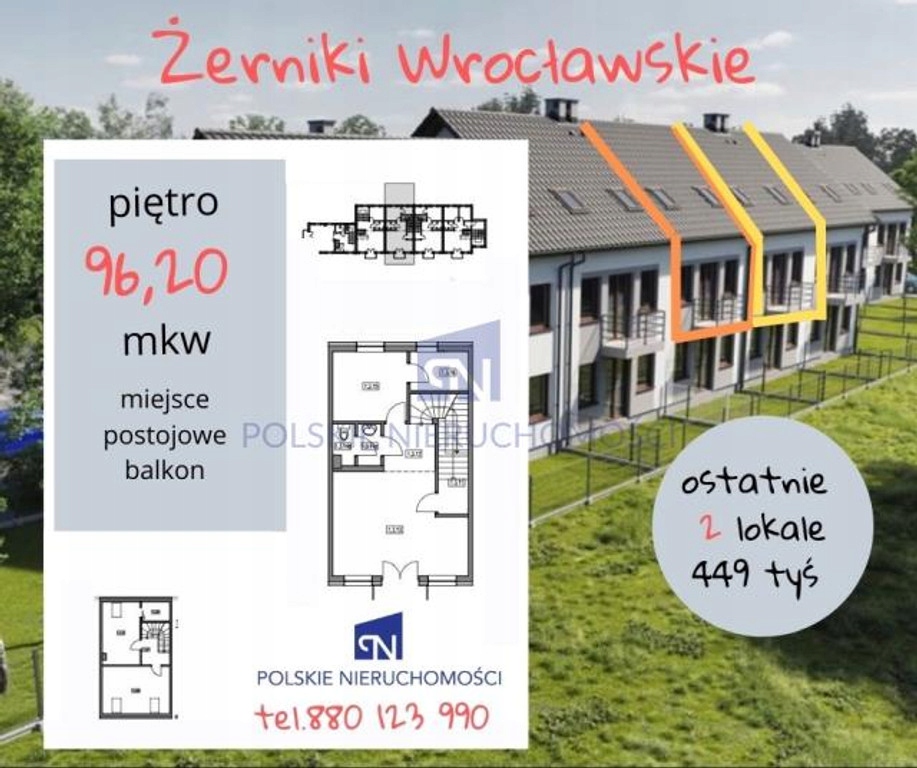 Biuro, Żerniki Wrocławskie, Siechnice (gm.), 96 m²