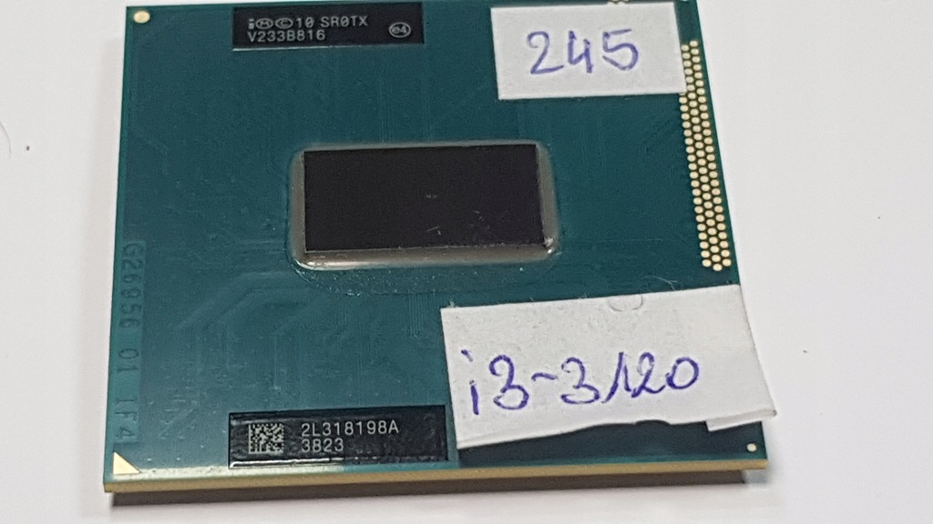 Procesor Intel i3-3120M SR0TX 2x2,5Ghz Gniazdo G2 rPGA988B 245