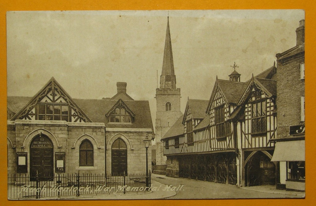 252828, Wlk. Brytania, Much Wenlock, War Memorial Hall