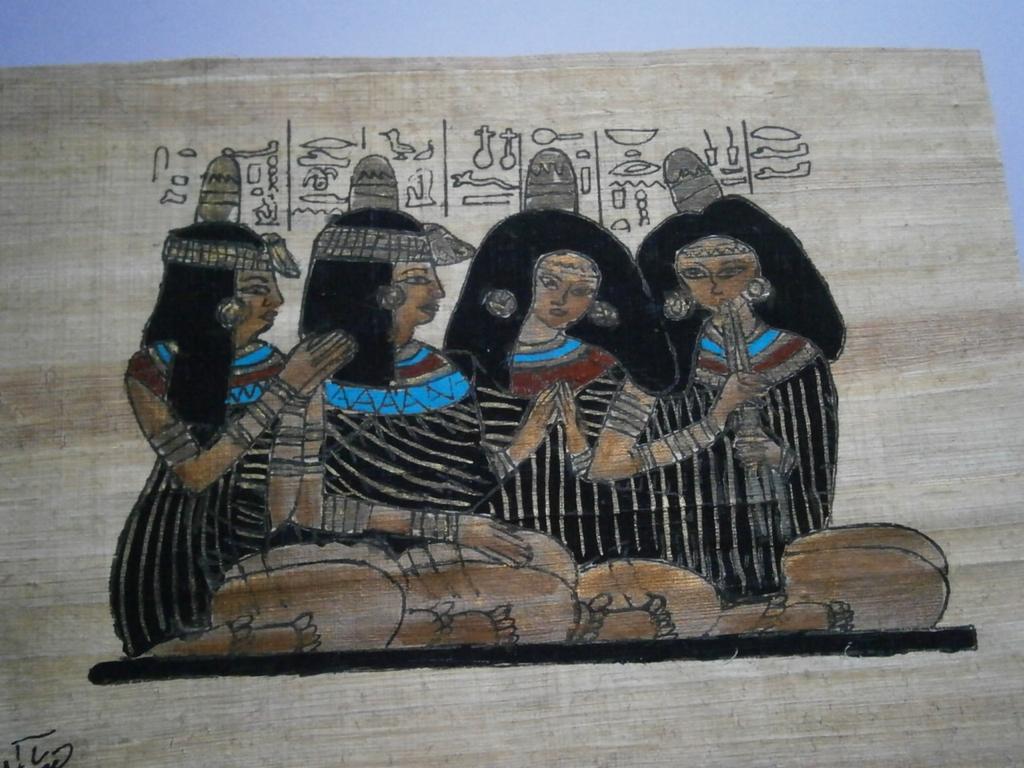 Papirus pamiątka z Egiptu