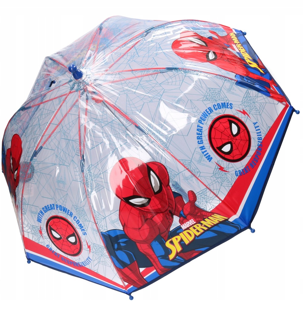 Parasol SPIDERMAN parasolka dla dzieci 4572 - 10632739646 - oficjalne  archiwum Allegro