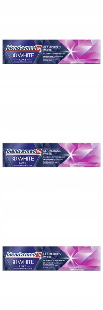 BLEND-A-MED 3D White Luxe pasta wybielająca 3x75ml