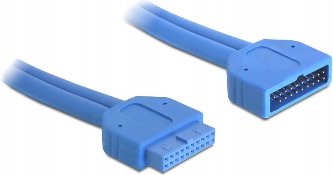 DeLOCK 82943 kabel USB 0,45 m Niebieski