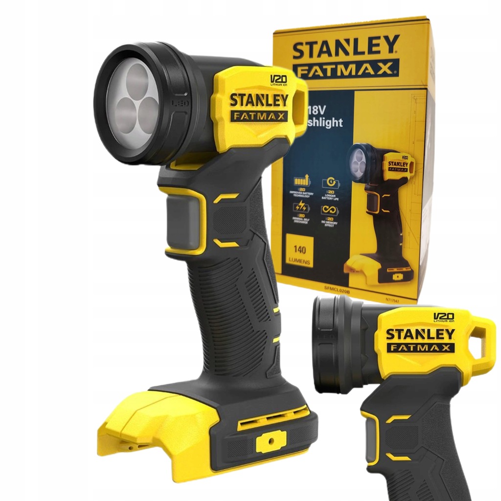 STANLEY FATMAX SFMCL020B V20 18V LATARKA LED SOLO