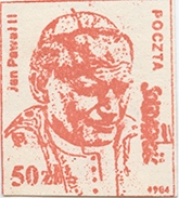 Poczta Podziemna - unikalny znaczek Jan Paweł II