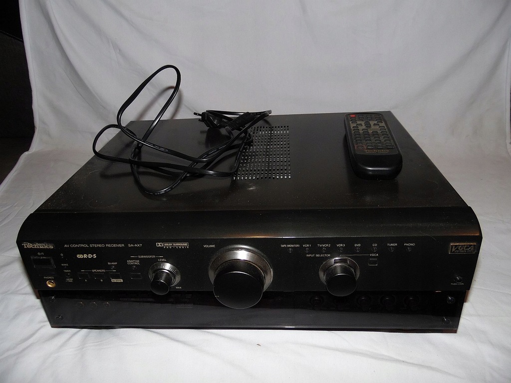 Amplituner Technics SA-AX7 5x100W pilot Digital Optical IN