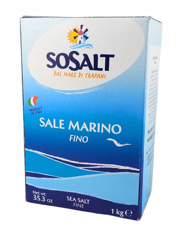 (DS) Sól morska drobna Sosalt 1000 g