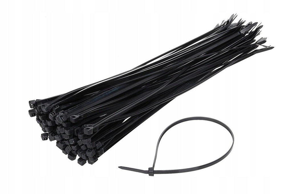 TK 2,5X100 Taśmy kablowe czarne 2,5x100mm - 100 sz