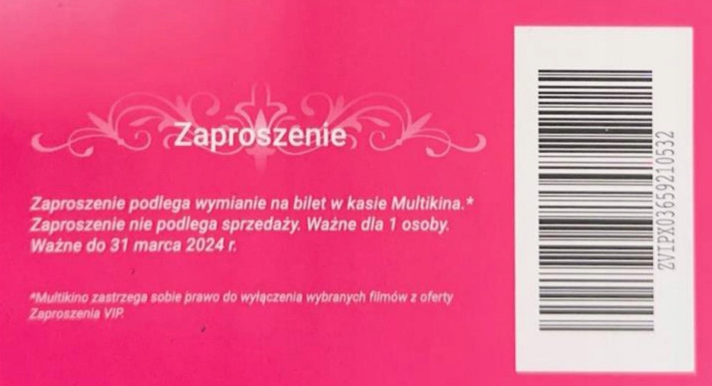 Voucher do Multikina