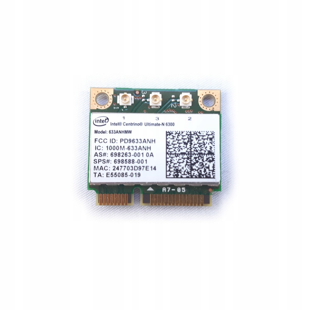 KARTA WIFI INTEL 633ANHMW E5520 E5420 E6420 DELL