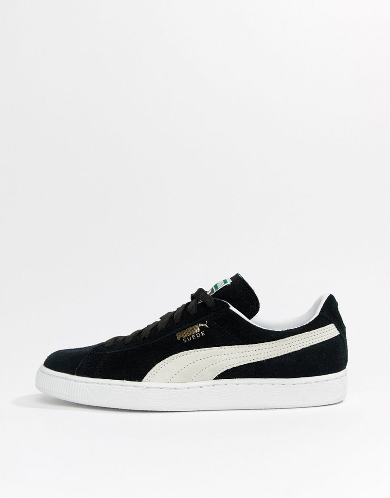 PUMA SUEDE MĘSKIE TRAMPKI SZNUROWANE CZARNE 46 AKC