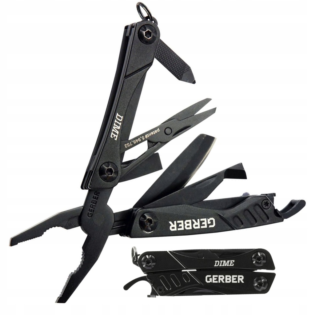 Multitool GERBER Dime BLACK czarny 12w1 EDC 11969308113 oficjalne