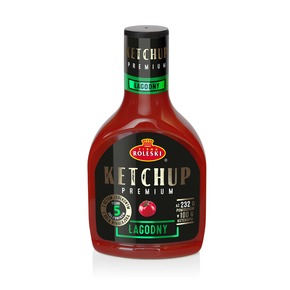 Roleski Ketchup Premium Łagodny 465g