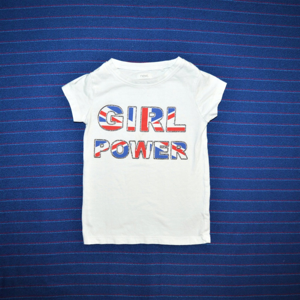 NEXT BLUZKA T-SHIRT GIRL POWER 2-3l 98