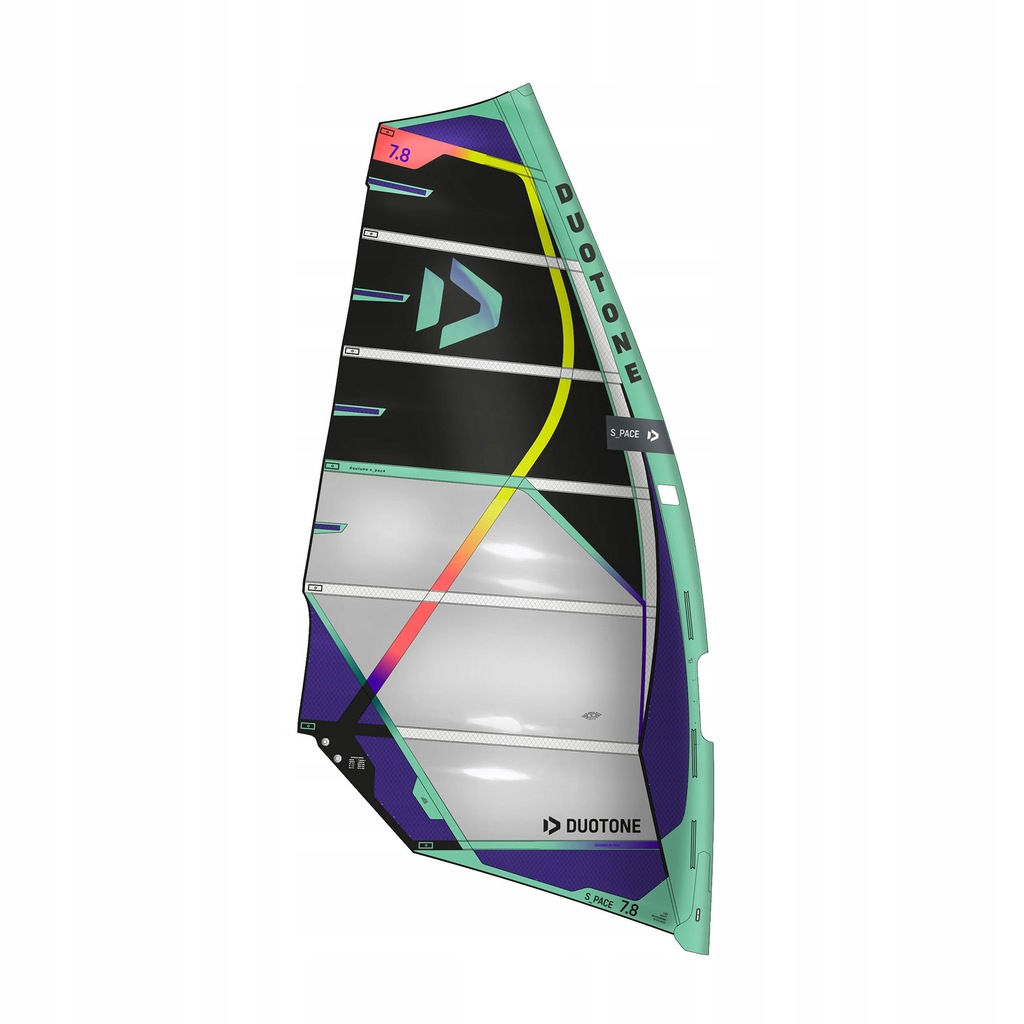 Żagiel do windsurfingu DUOTONE S_Pace black/pistachio 7.8