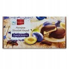 Favorina marzipan chocolate rounds 300g śliwka