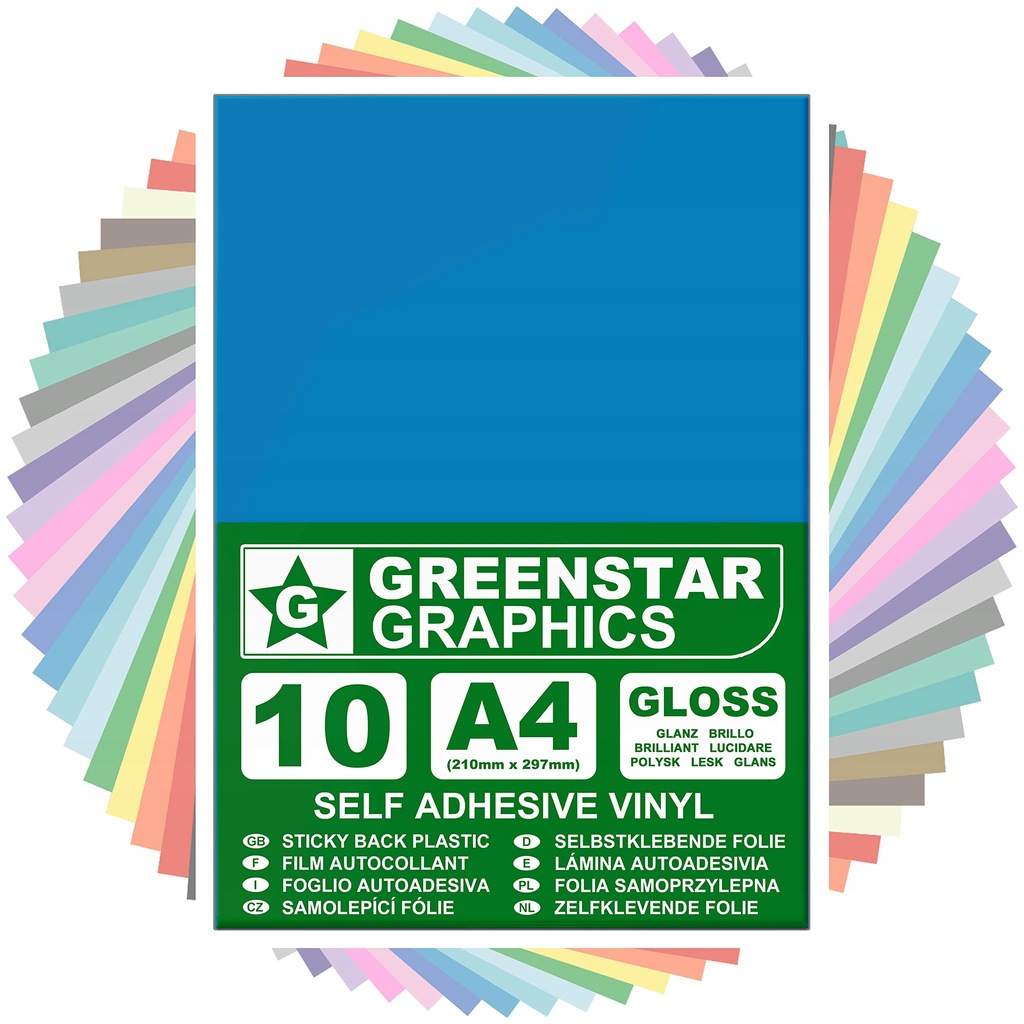 GREENSTAR GRAPHICS A4 FOLIA WINYLOWA