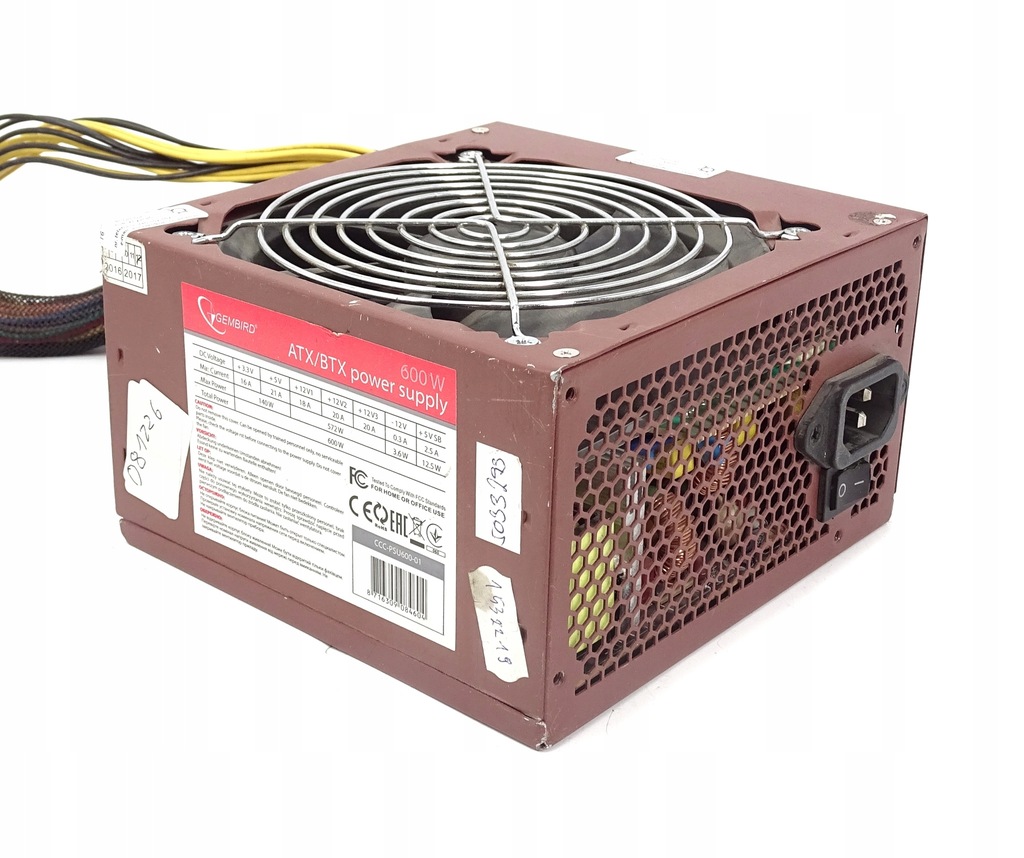 Zasilacz GEMBIRD 600W CCC-PSU600-01 - 12795937912 - oficjalne archiwum ...