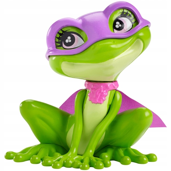 figurka zwierzak żaba barbie super księżniczki