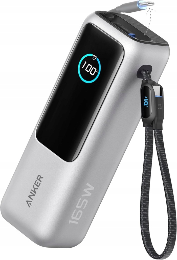 Anker Power Bank (25 tys., 165 W, wbudowane i chow