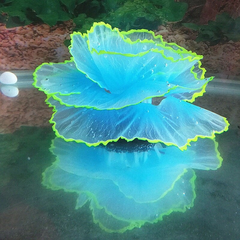 Fluorescencyjna dekoracja akwarium ozdoba do akwar