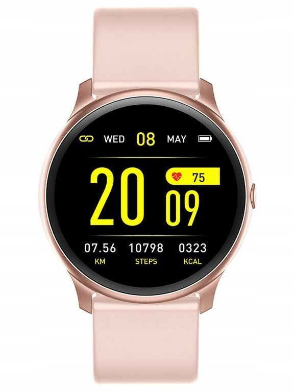 ZEGAREK DAMSKI Rubicon Smartwatch - pink (zr605d)