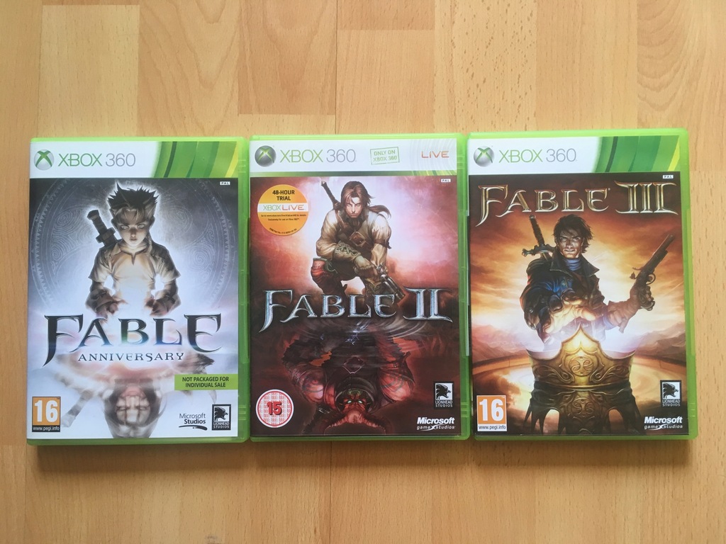 Fable Trilogy 1 2 3 Xbox 360 Xbox One 8340111051 oficjalne
