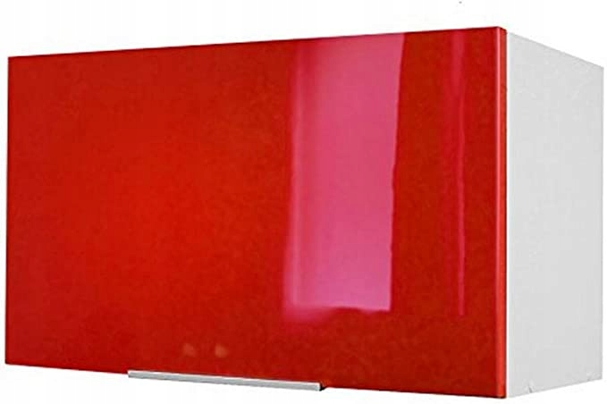 Szafka kuchenna BERLIOZ biały 33 x 60 x 35 cm kolor frontu: czerwony