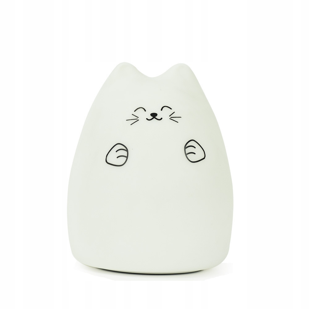 Colorful Animal Silicone Lamp Touch Lamp Cartoon Colorful Cat Night Light