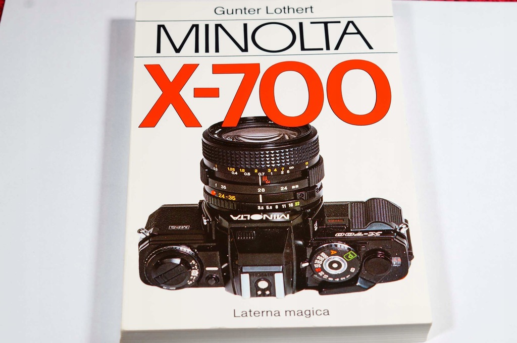 KSIĄŻKA MINOLTA X-700 GUNTER LOTHERT JĘZ. NIEM.